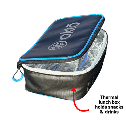 Oktō Pro Elite Paddle Sports Backpack | Black & Blue