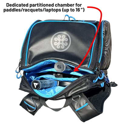 Oktō Rec Lite Paddle Sports Backpack | Black & Pink