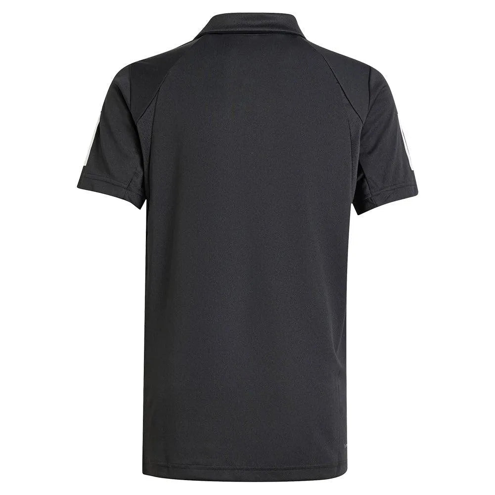 Boys' Club 3 Stripe Tennis Polo BlackTienda Tennis