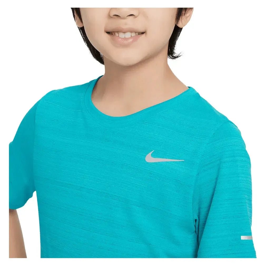 Boys' Dri - FIT Short Sleeve Miler Training TopTienda Tennis