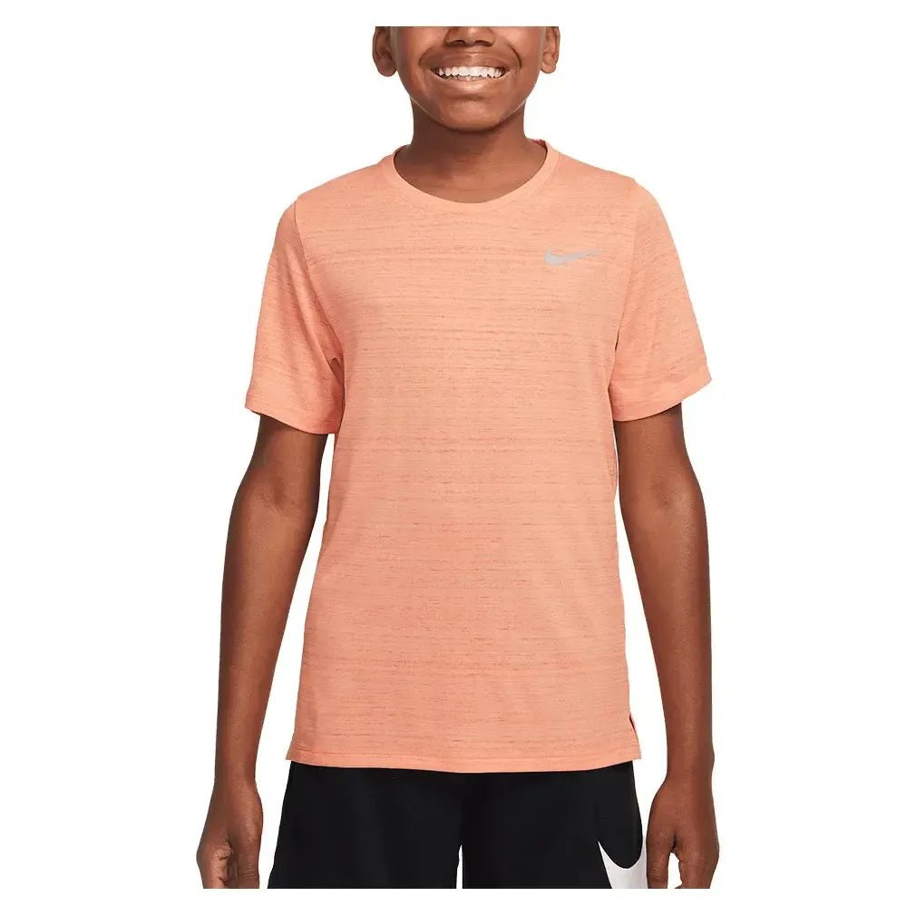 Boys' Dri - FIT Short Sleeve Miler Training TopTienda Tennis