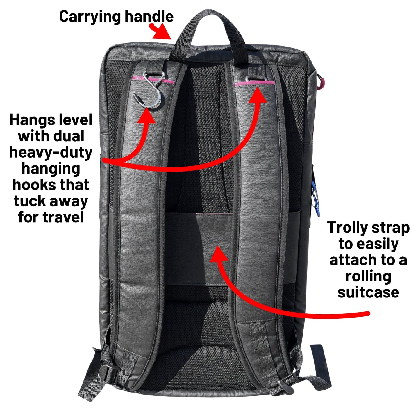 Oktō Pro Elite Paddle Sports Backpack | Black & Pink
