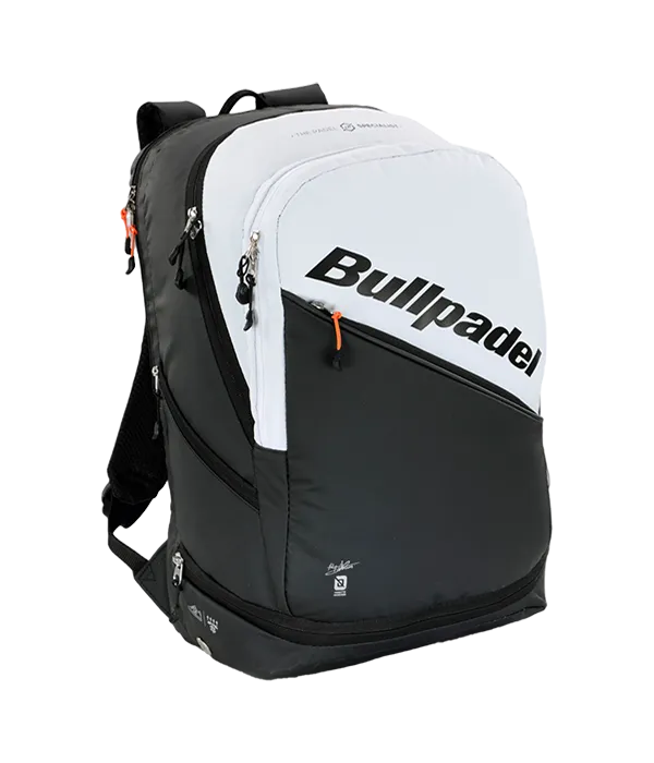 Backpack Bullpadel HACK Negro/blanca 2025 Paquito Navarro