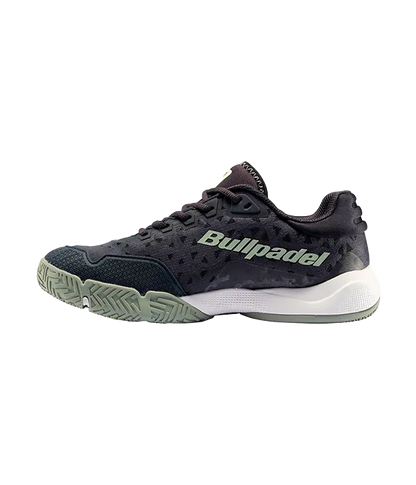 Padel Shoes Bullpadel Flow 24V Negro/Eucalipto