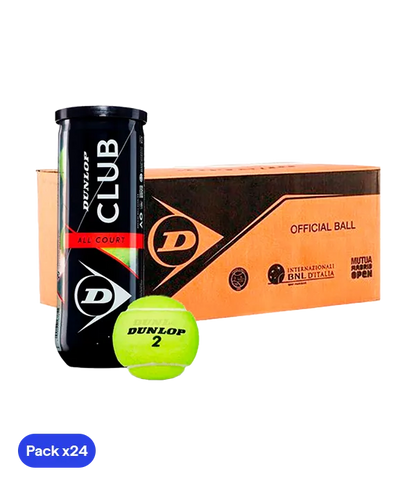 Box Balls  Dunlop Club All Court (Pack x24)