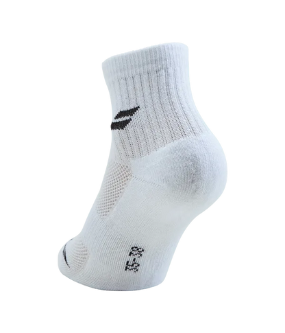 Socks Babolat Quarter White (pack x3)