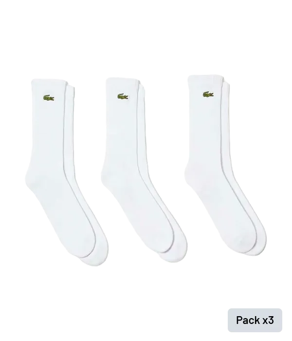 Socks Lacoste Sport (X3) Blanco