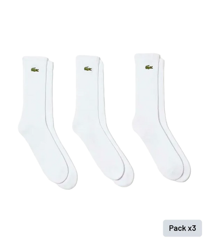 Socks Lacoste Sport (X3) Blanco