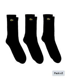 Socks Lacoste Sport (x3) Negro