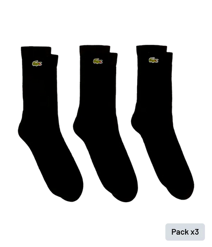 Socks Lacoste Sport (x3) Negro