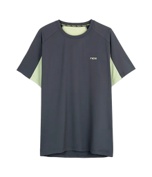 Camiseta NOX Pro Gris Oscuro/Verde