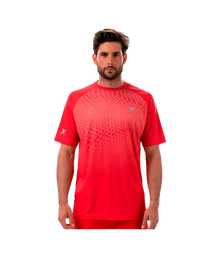 Camiseta Drop Shot Benara Lima Rojo