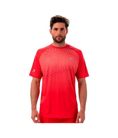Camiseta Drop Shot Benara Lima Rojo