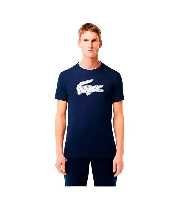 Camiseta Lacoste Regular Fit Algodon Azul Marino 2025