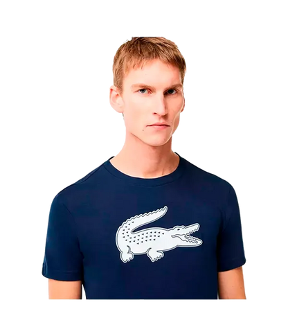Camiseta Lacoste Regular Fit Algodon Azul Marino 2025