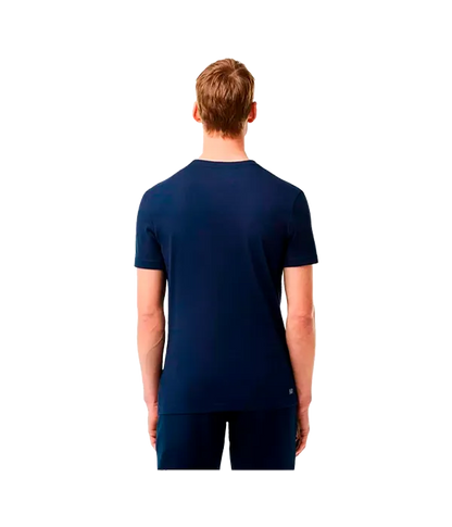 Camiseta Lacoste Regular Fit Algodon Azul Marino 2025