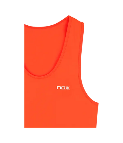 Camiseta Tirantes NOX Team Fit Mujer Rojo