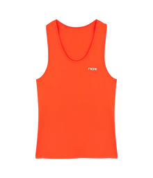 Camiseta Tirantes NOX Team Fit Mujer Rojo
