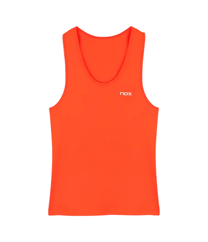 Camiseta Tirantes NOX Team Fit Mujer Rojo