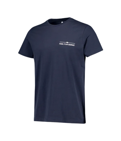 Camiseta Padel Team Gourmet algodón azul marino