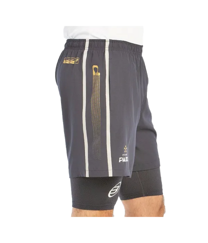 Pantalón Bullpadel Barde Carbón 2025