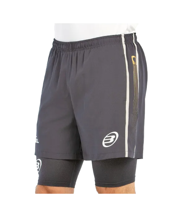 Pantalón Bullpadel Barde Carbón 2025