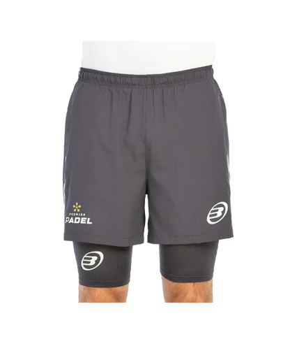 Pantalón Bullpadel Barde Carbón 2025