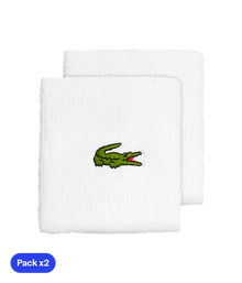 Wristband Largas Lacoste Sport White (Pack x2)