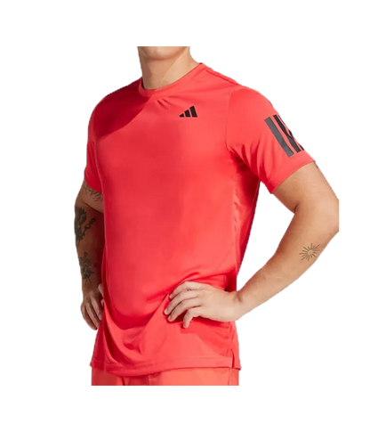 Camiseta Adidas B Club 3STR Tee Rojo 2025