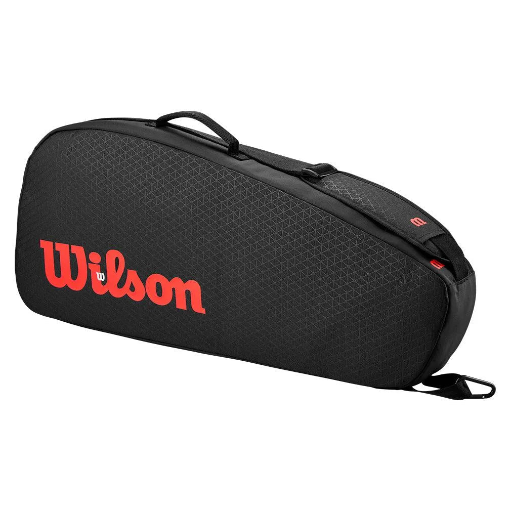 Clash V3 3 Pack Super Tour Tennis Racquet Bag Black and InfraredTienda Tennis