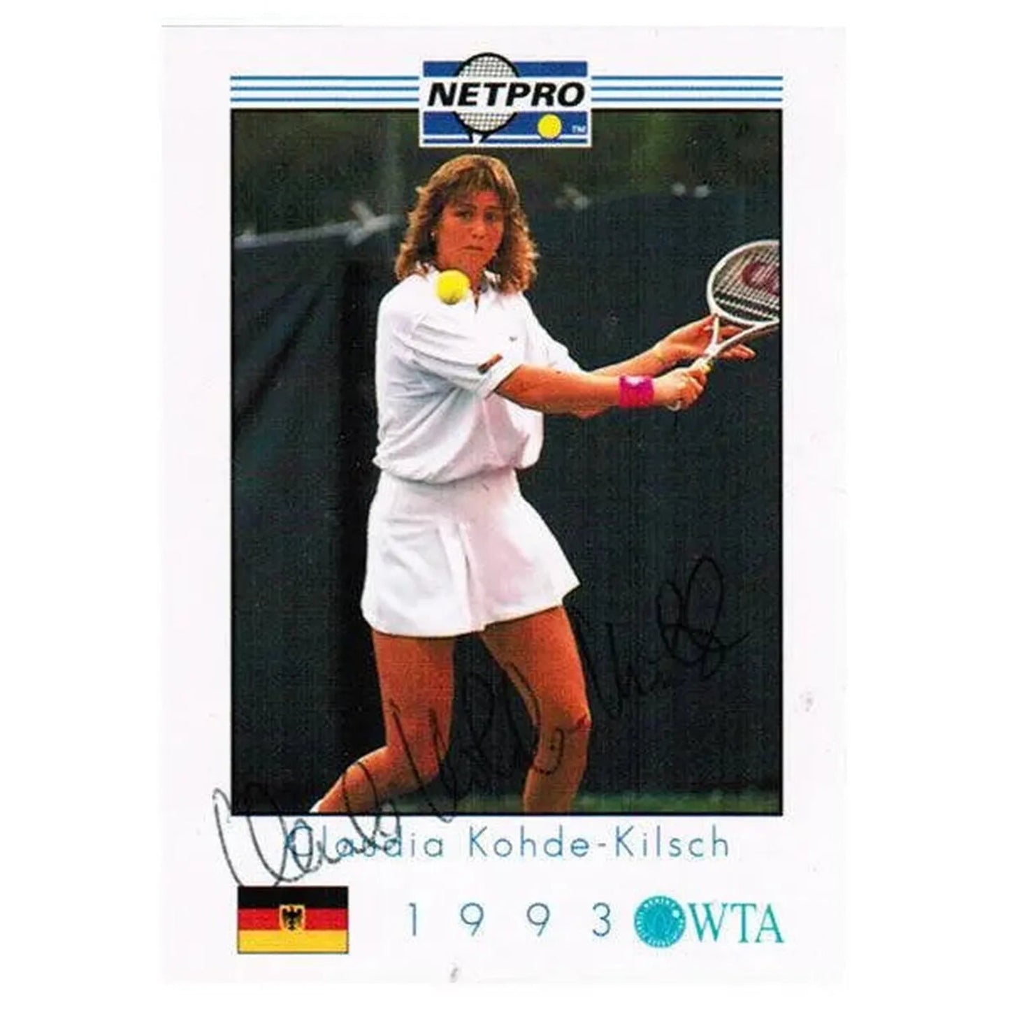 Claudia Kohde - Kilsch Signed Women's CardTienda Tennis