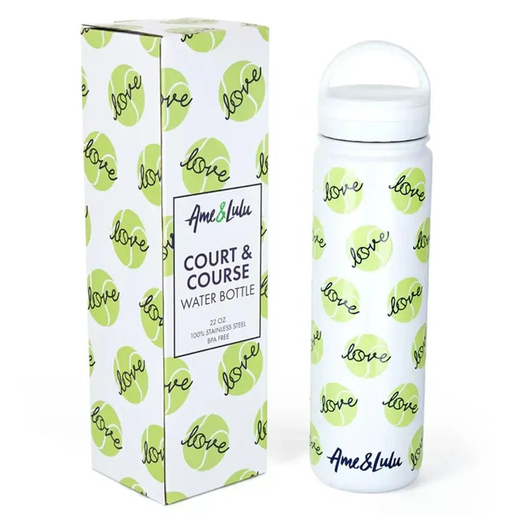 Court and Course Tennis Water BottleTienda Tennis