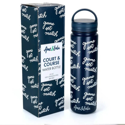 Court and Course Tennis Water BottleTienda Tennis