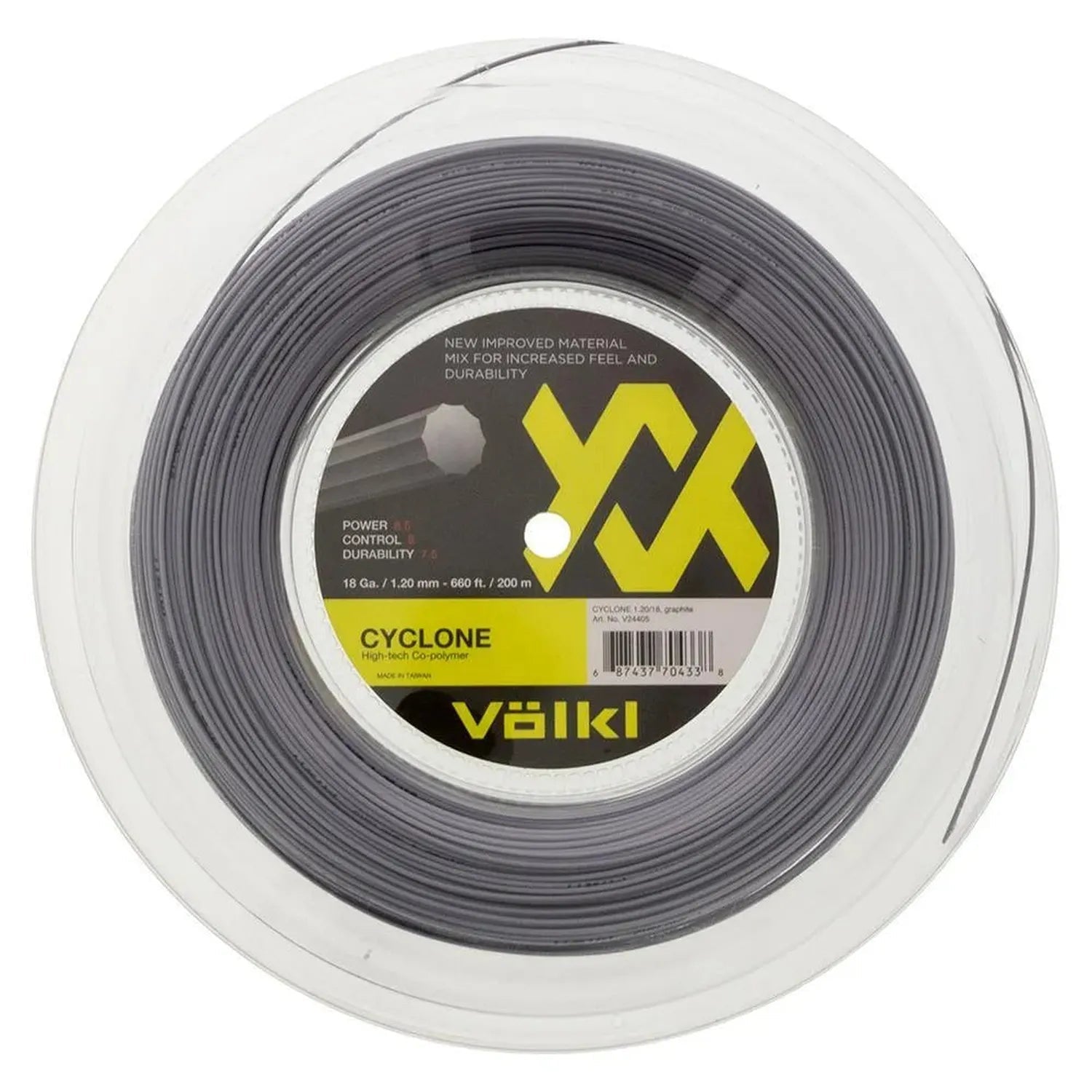Cyclone 18g Tennis Reel GraphiteTienda Tennis