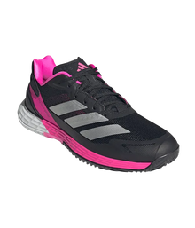 Padel Shoes Adidas Defiant Speed 2 Core Black/Silver Metallic 2025