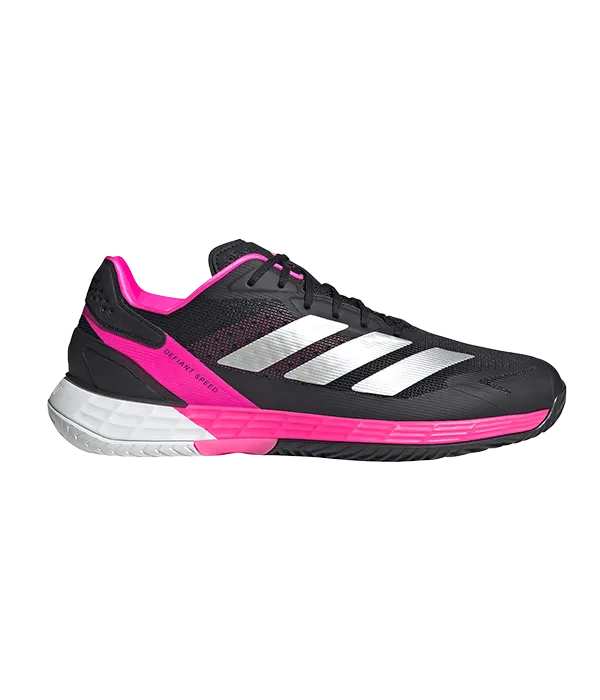 Padel Shoes Adidas Defiant Speed 2 Core Black/Silver Metallic 2025