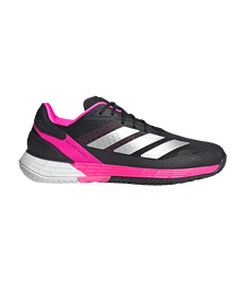 Padel Shoes Adidas Defiant Speed 2 Core Black/Silver Metallic 2025