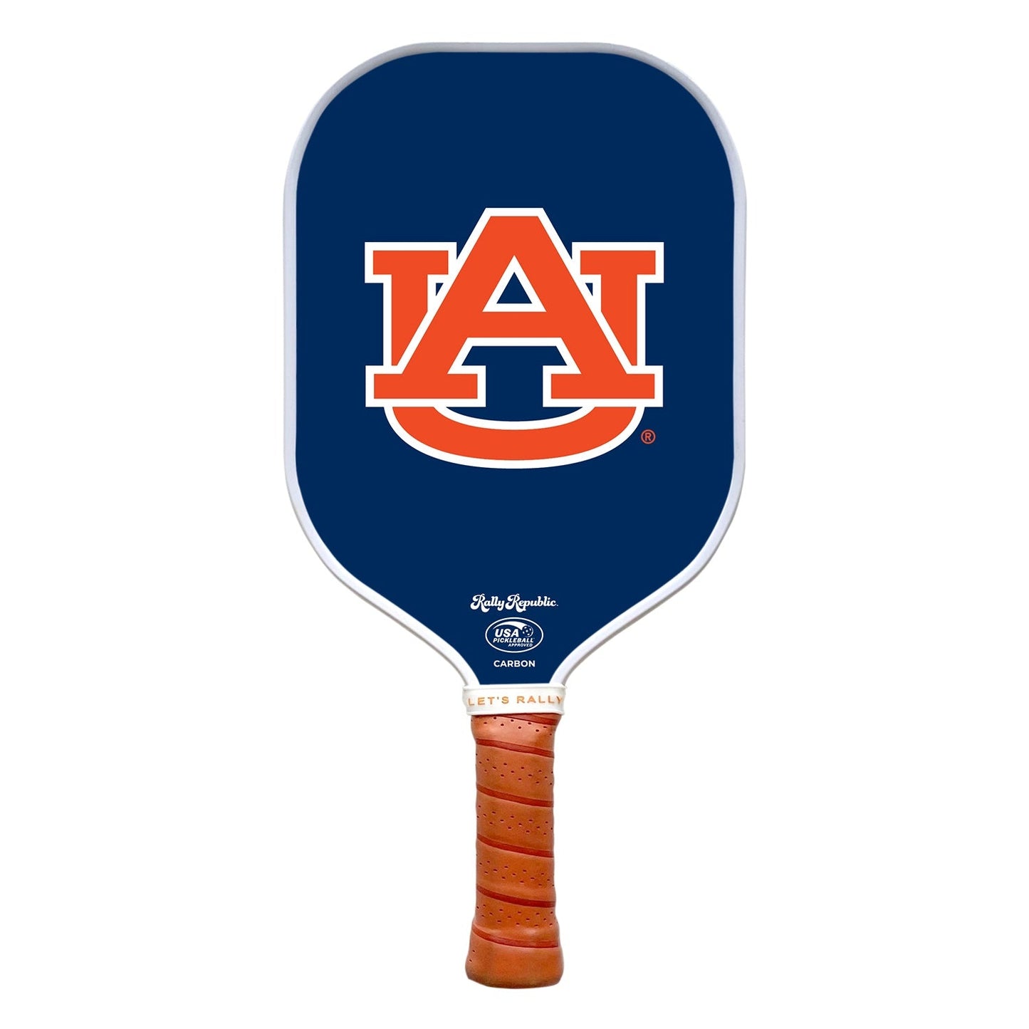 Rally Republic PIckleball Paddle - Auburn Tigers Blue AU Logo