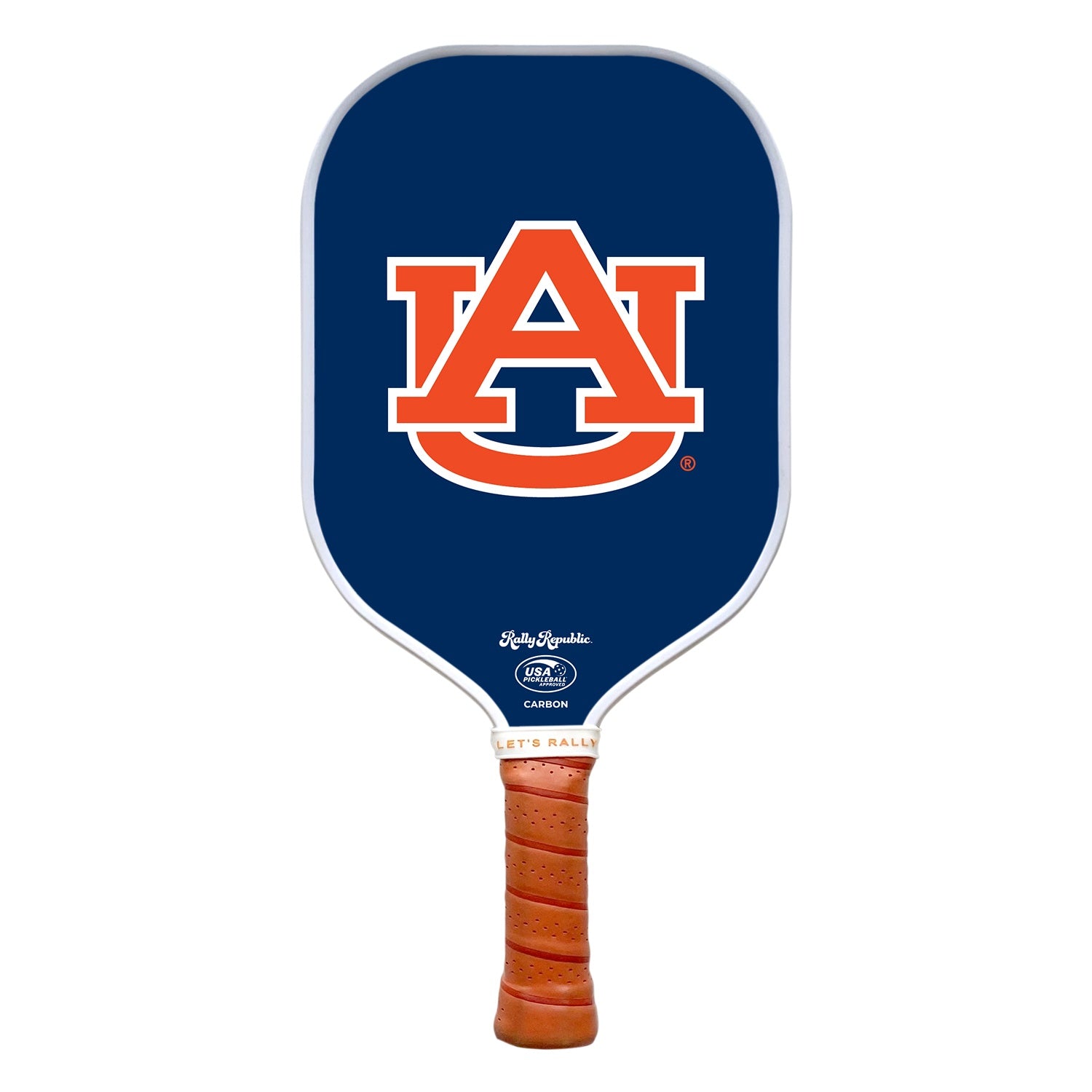 Rally Republic PIckleball Paddle - Auburn Tigers Blue AU Logo