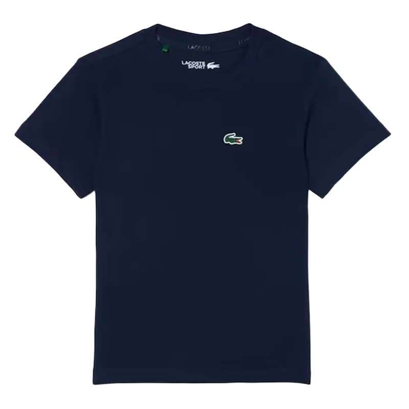 Camiseta Lacoste Ultra Dry Azul Marino Junior 2025