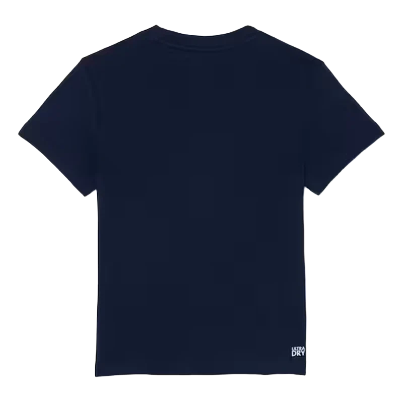 Camiseta Lacoste Ultra Dry Azul Marino Junior 2025