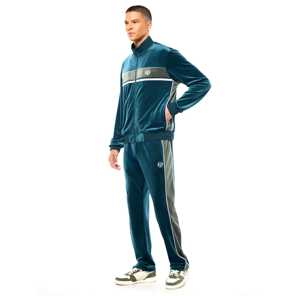 Sergio Tacchini Forato Velour Track Jacket | Mediterranea