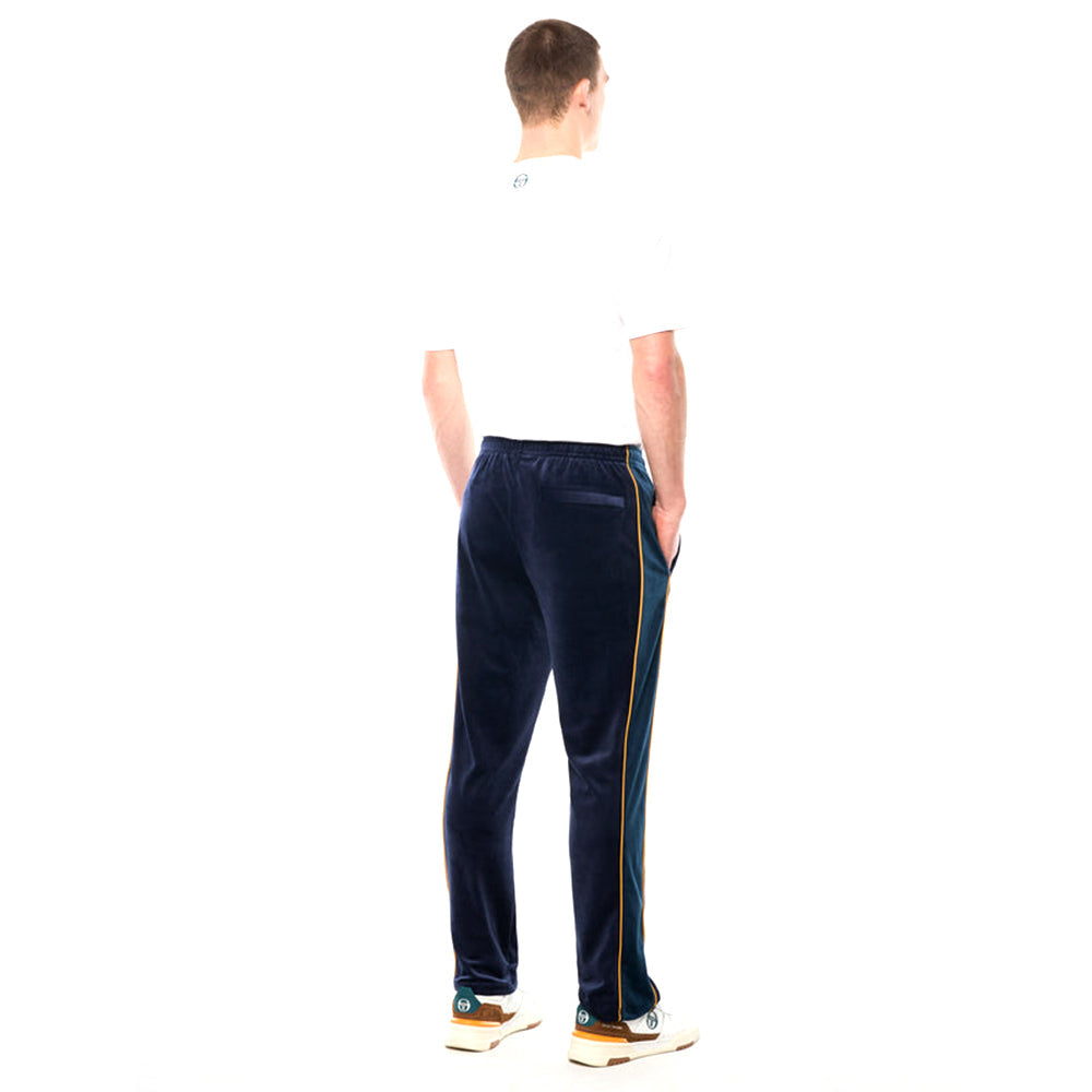 Sergio Tacchini Forato Velour Track Pant | Maritime Blue