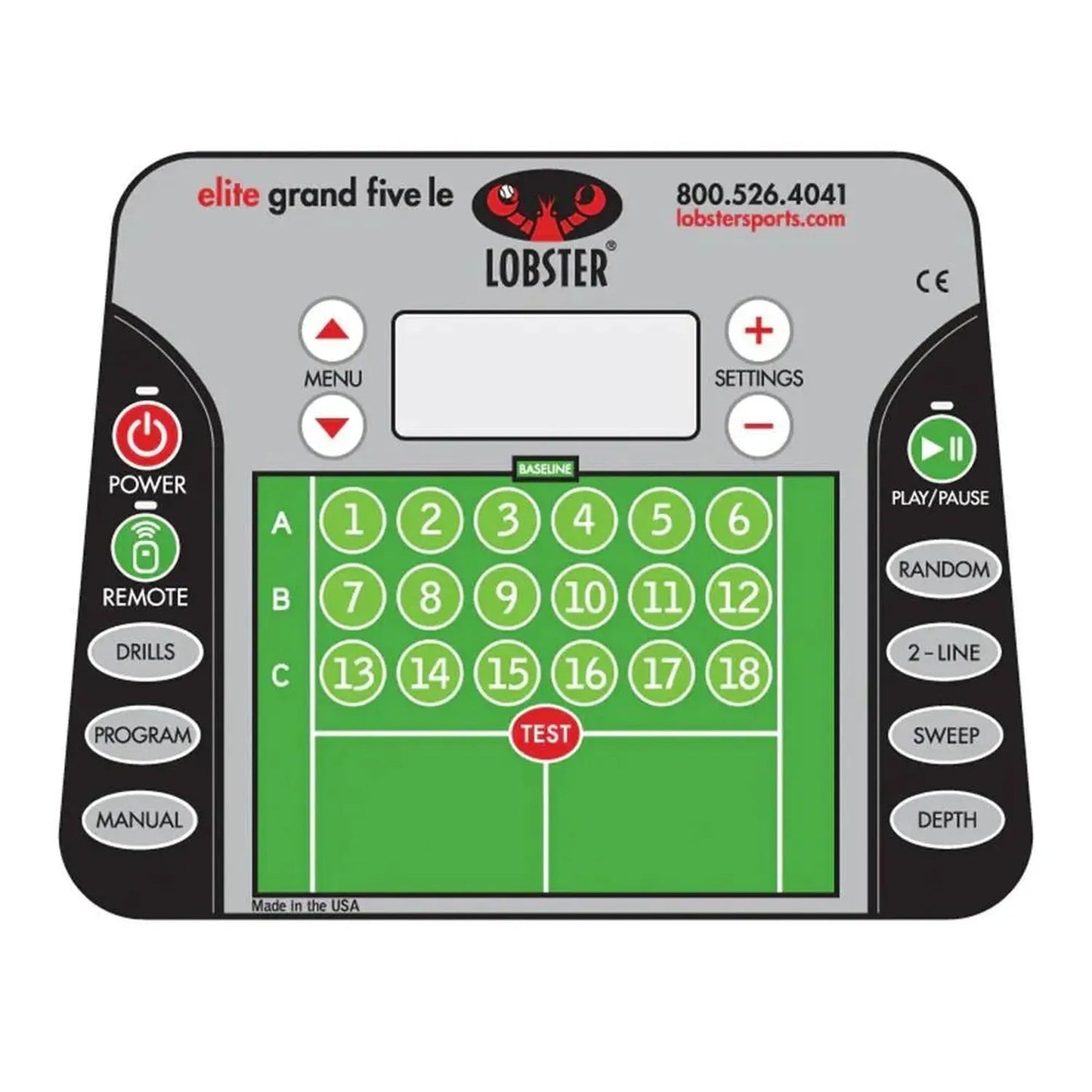 Elite Grand Five LE with 20 - Function Remote Control Ball MachineTienda Tennis