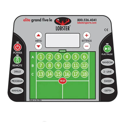 Elite Grand Five LE with 20 - Function Wi - Fi Remote Control for Apple Ball MachineTienda Tennis