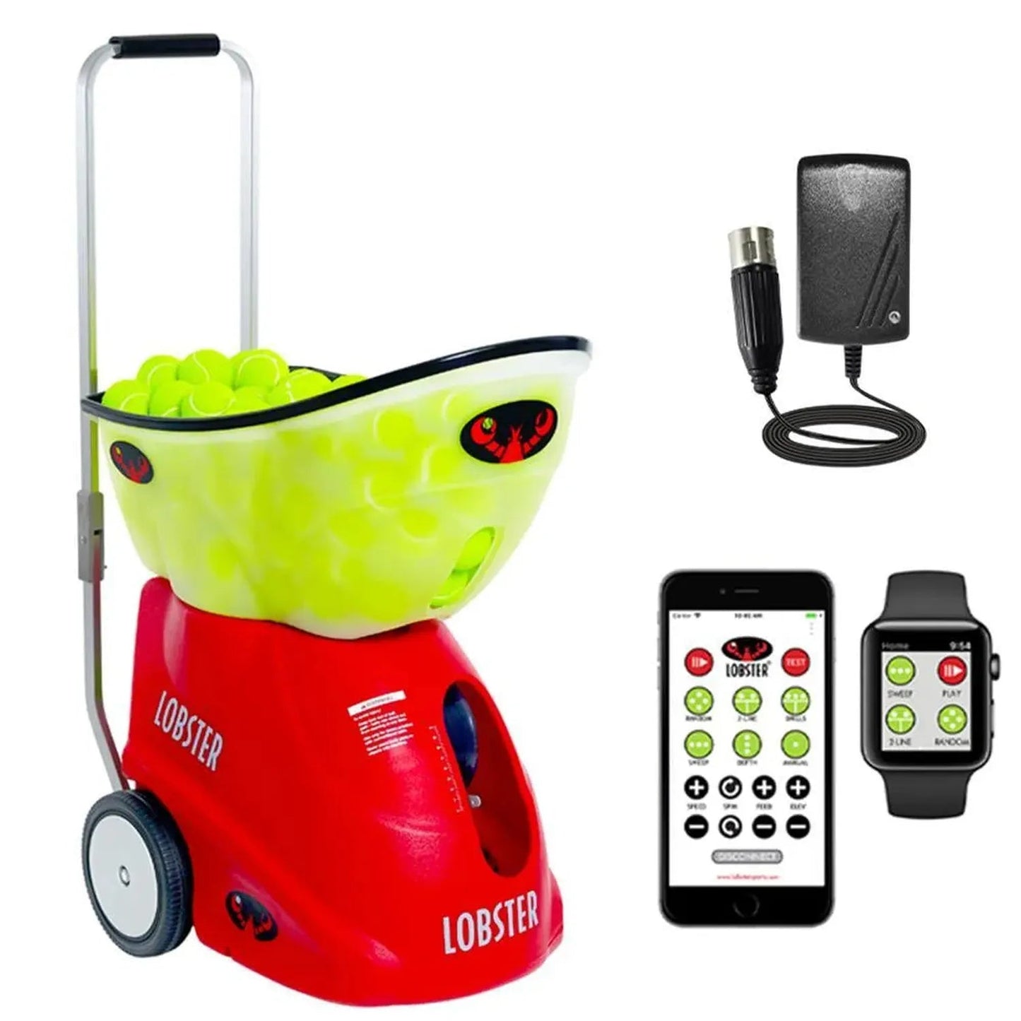 Elite Grand Five LE with 20 - Function Wi - Fi Remote Control for Apple Ball MachineTienda Tennis