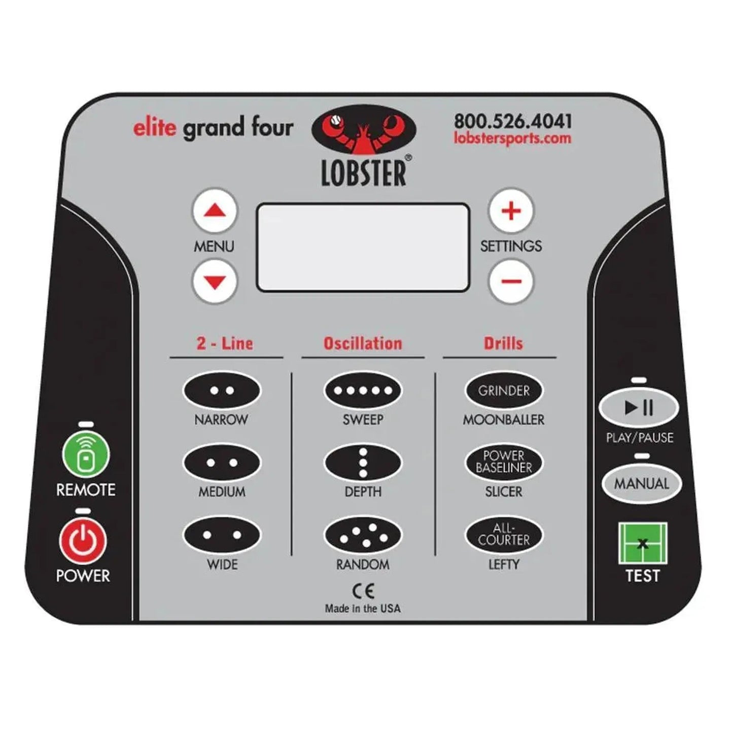 Elite Grand Four with 20 - Function Remote Control Ball MachineTienda Tennis