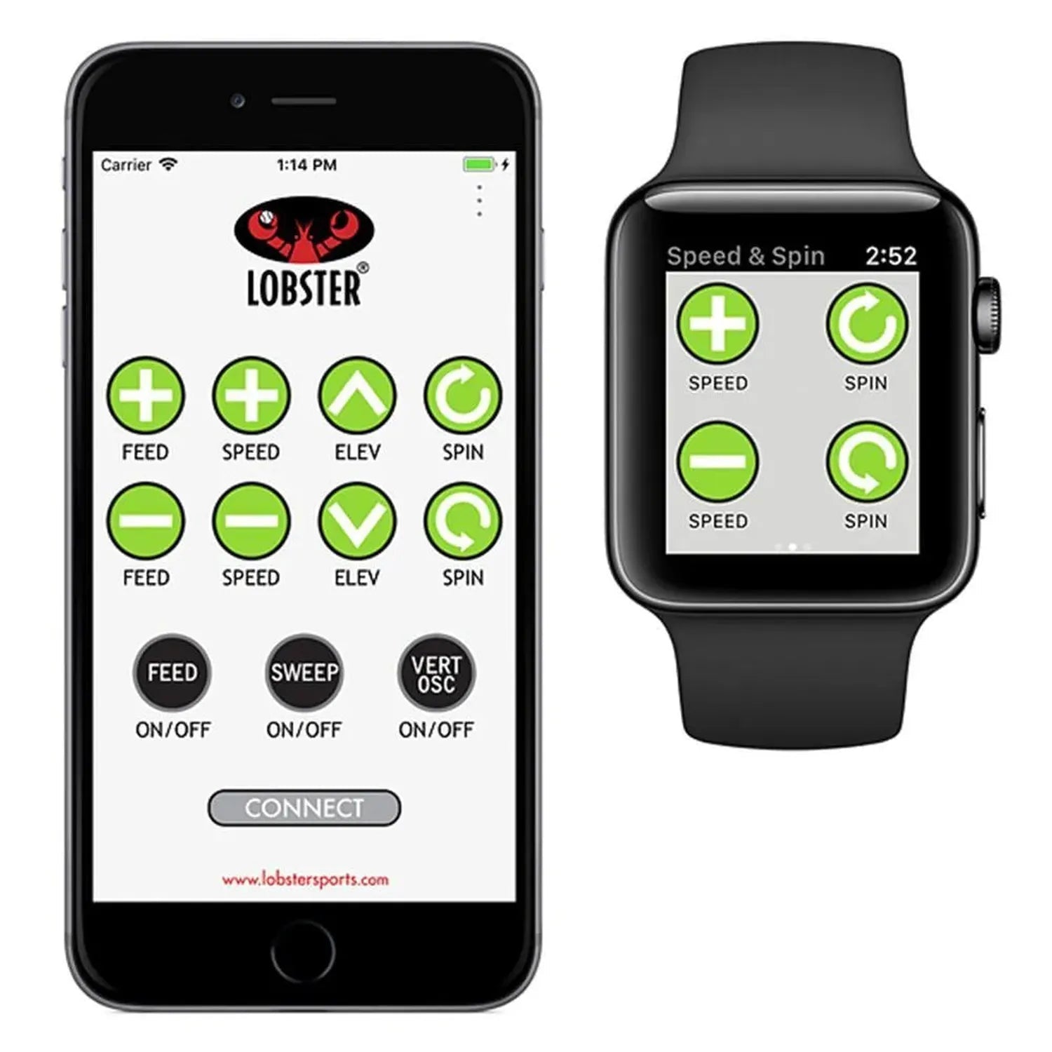 Elite Three with 10 - Function Wi - Fi Remote Control for Apple Ball MachineTienda Tennis
