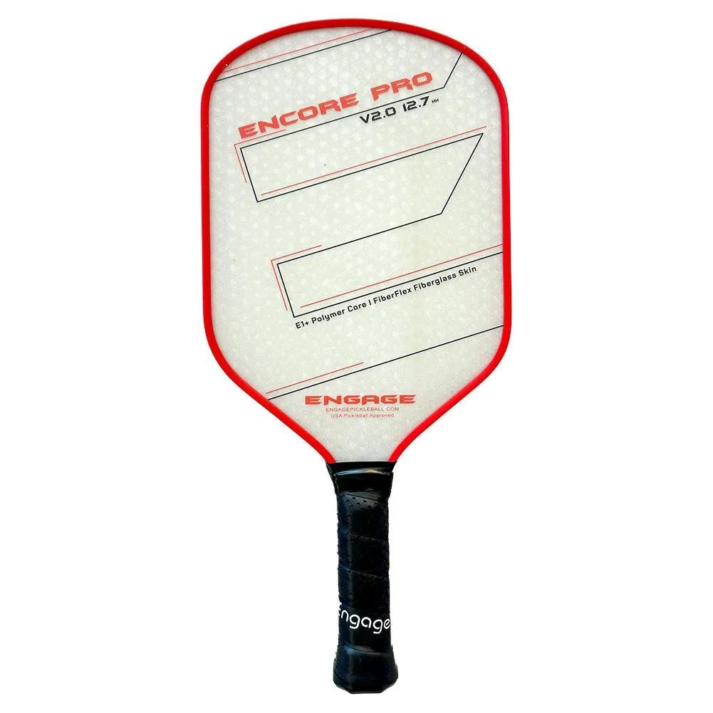 Encore Pro V2.0 12.7 Pickleball Paddle Crimson RedTienda Tennis