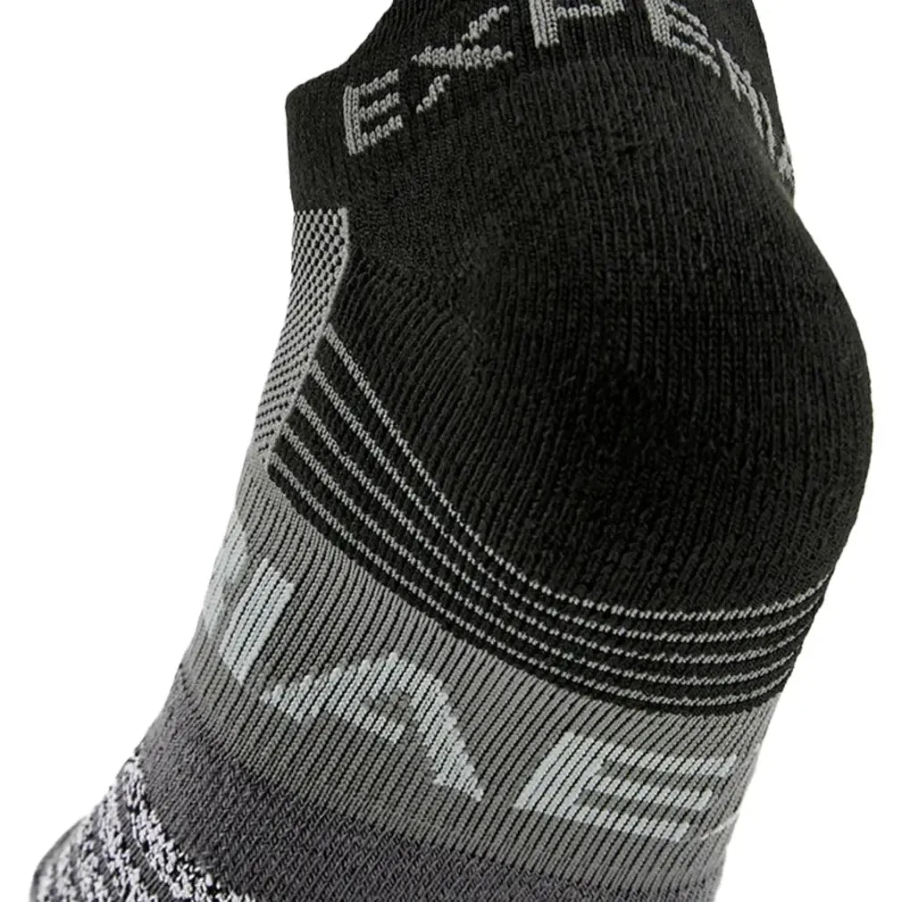 Experia Light Cushion No Show Tab Tennis Socks BlackTienda Tennis